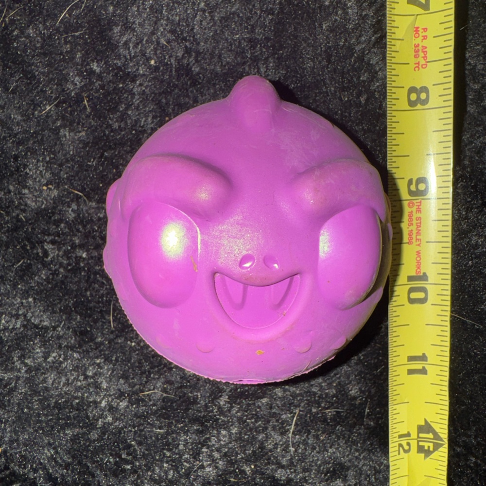Bark Box Super Chewer L Dog Toy CHUCKY CHUPACABRA RUBBER SQUEAKER BALL new